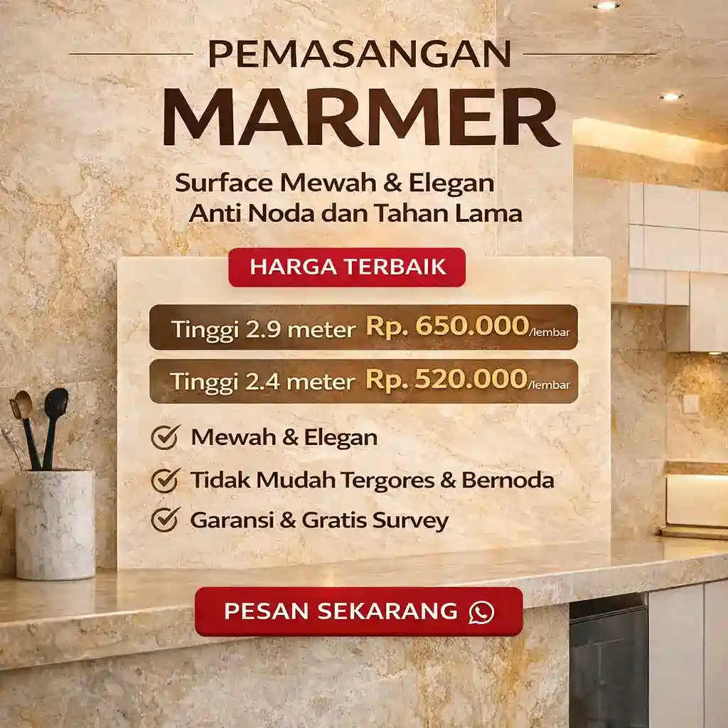 jasa pasang marmer